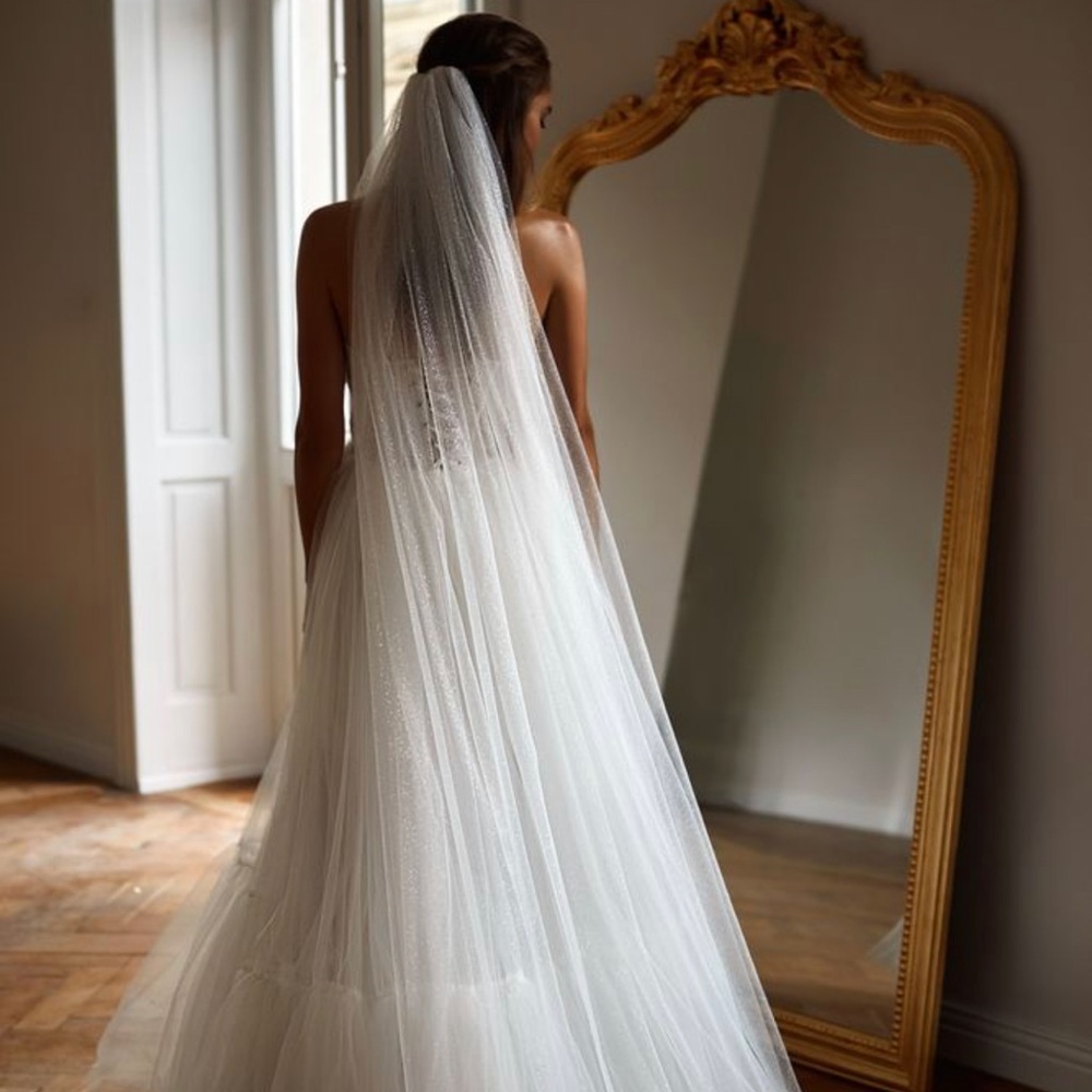 NWT Glitter Chapel Veil (MillaNova Debri Veil) 200 cm